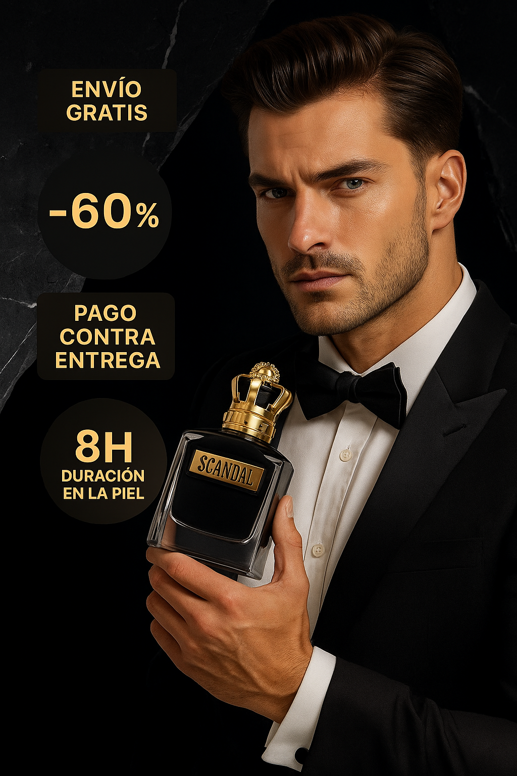 PERFUME SCANDAL LE PARFUM JPG + PERRUMERO DE BOLSILLO DE REGALO GRATIS